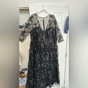 Plus Size Beaded Formal Dress